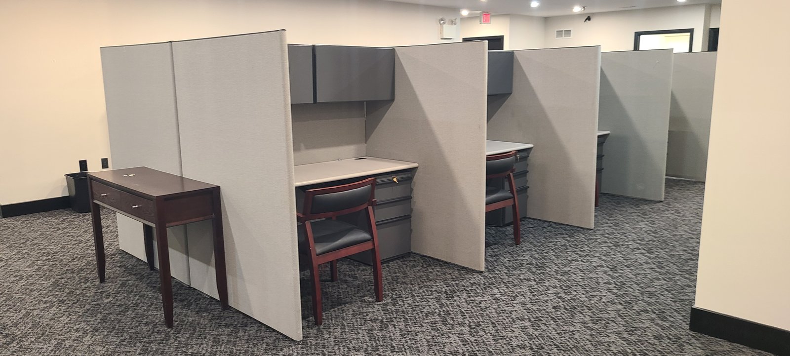 Open cubicle area angle one