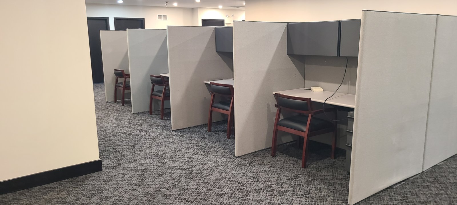 Cubicle area angle three