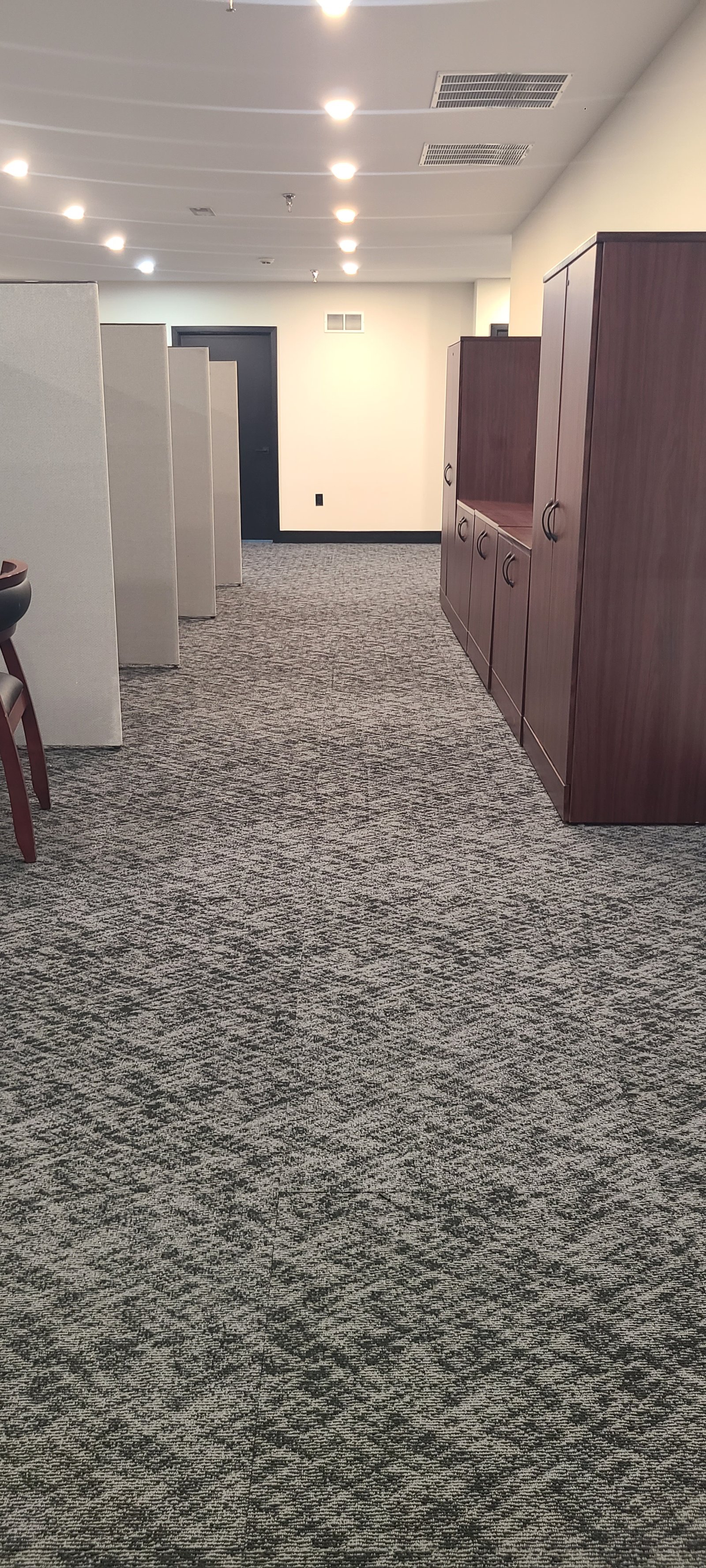 Built-in desk office