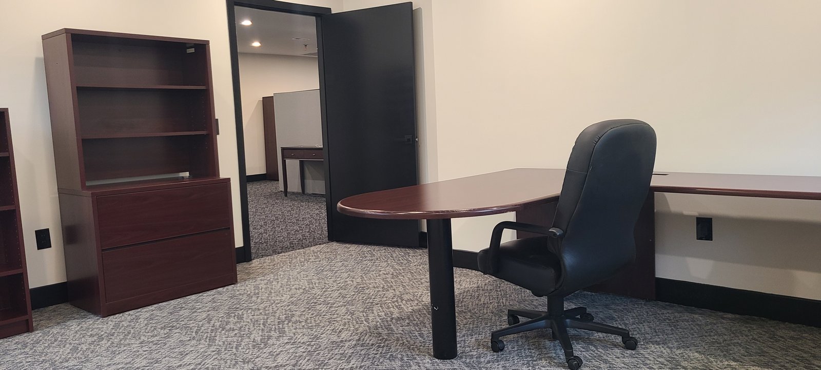 Inside private office angle one