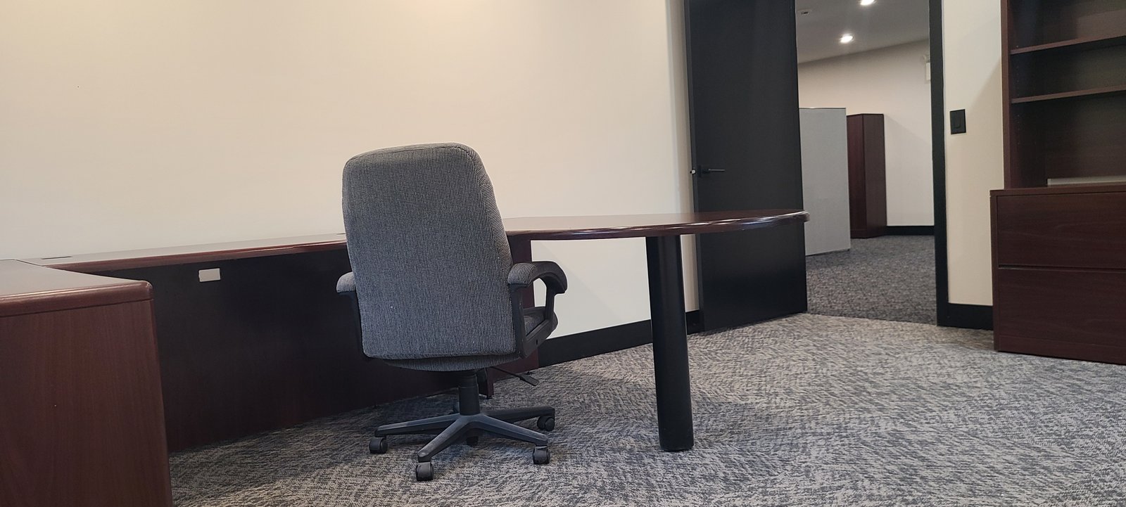 Office view from doorway