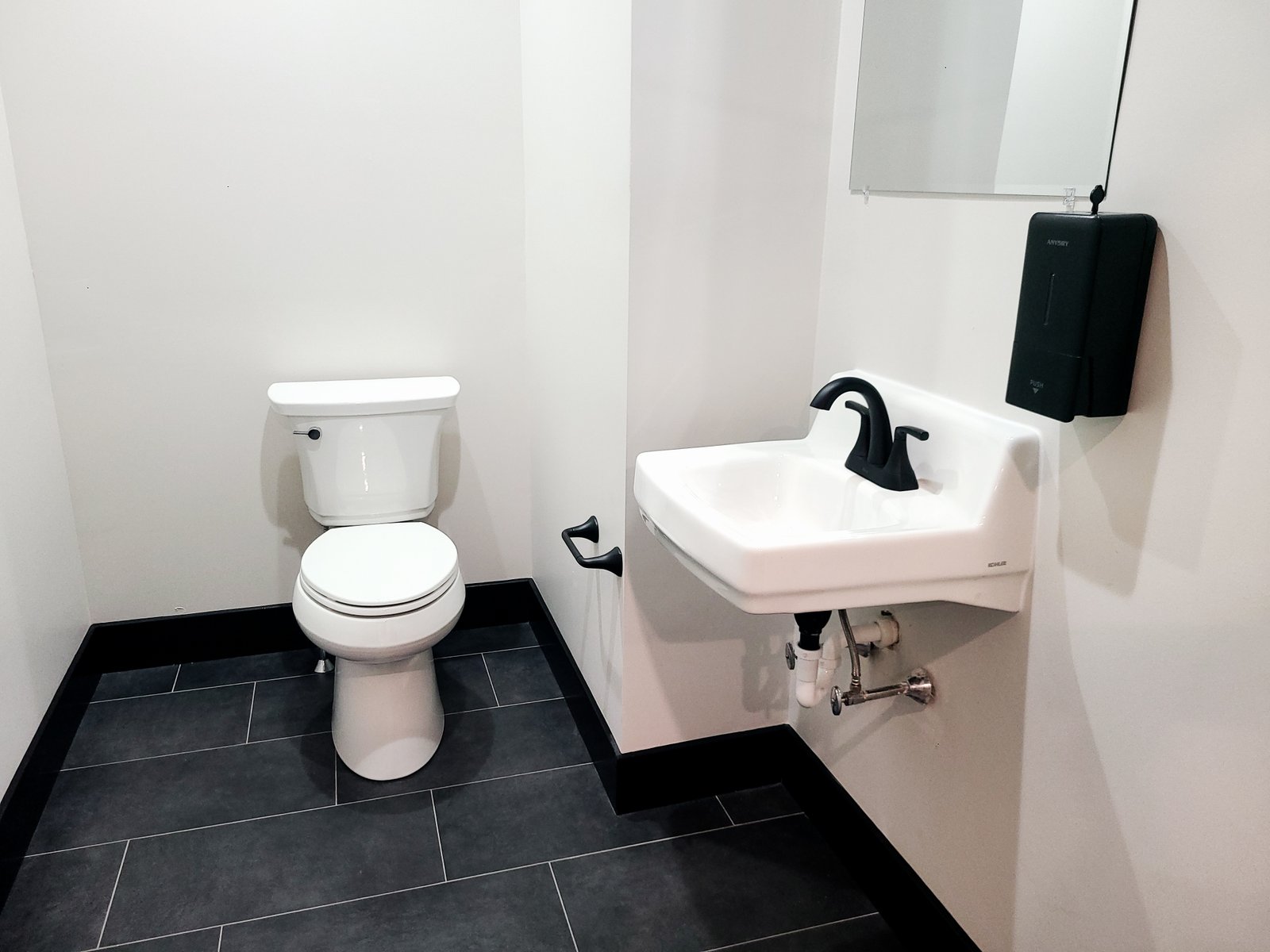 Restroom inside suite